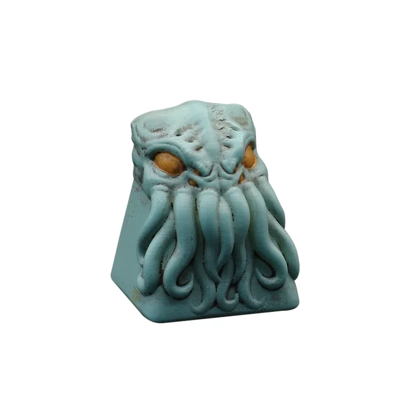 Creative three-dimensional octopus keycap 3D embossed cross personalized resin single peripheral custom original mechanical keyc
