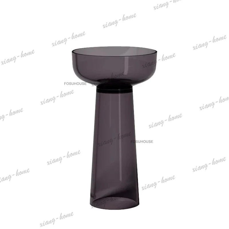 PG Round Floor Standing Resin Basin Nordic Luxury Colored Bathroom Sink Modern Washbasin Pedestal Vanity Accessories for Stylish