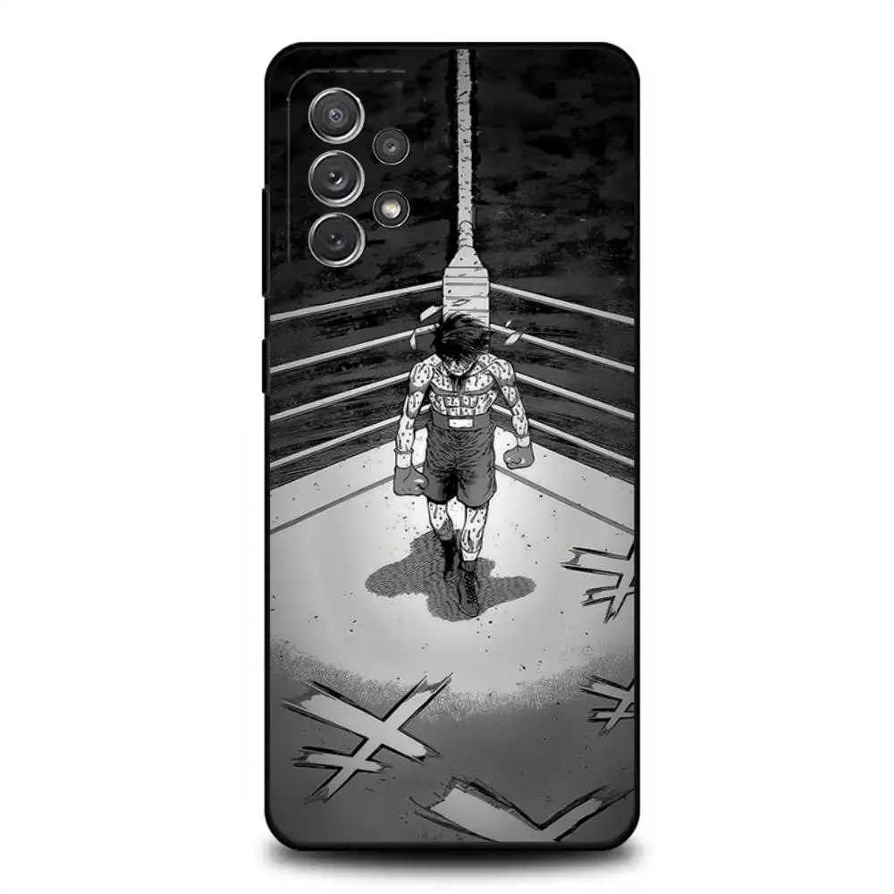 B-Boxing H-Hajime Phone Case For Samsung S 25,24,23,22,30,21,10,9,Ultra,Plus,Lite,FE,4,5G Black Soft Case