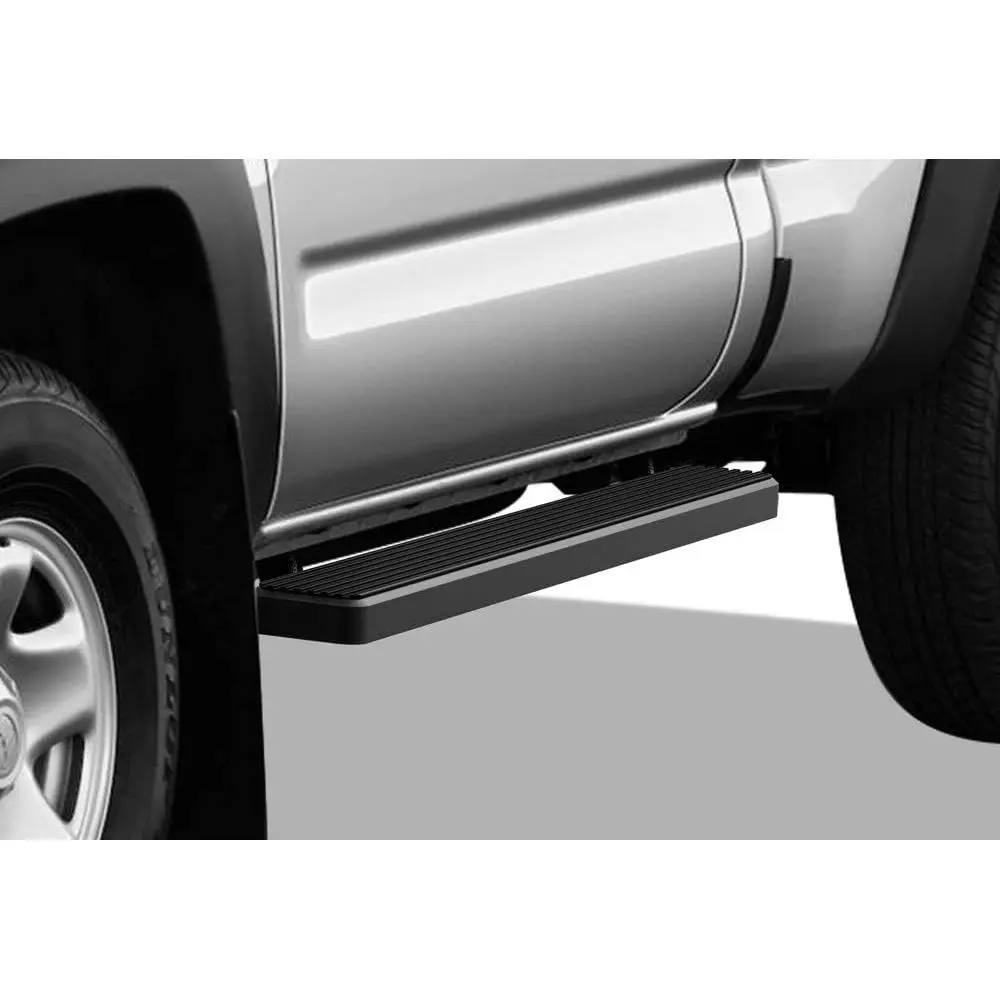

Running Boards 6 inches Matte Black Compatible with Toyota Tacoma 2005-2023 Standard Cab Stainless Steel (Nerf Bars Side Steps S