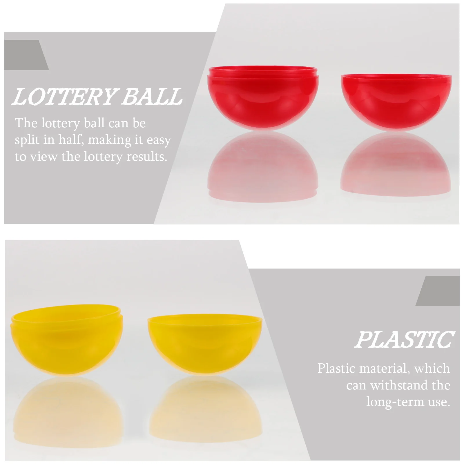 25 Pcs Lottery Ball Party Activity Props Interesting Game Balls Plastic Seamless Colored Pvc