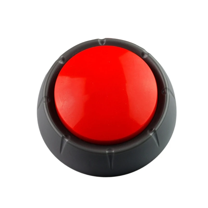 BS Sound Button Illuminated Loudspeaker Button Dishonesty Alarm Button Key for Pranks and Brand Promotion Event Props