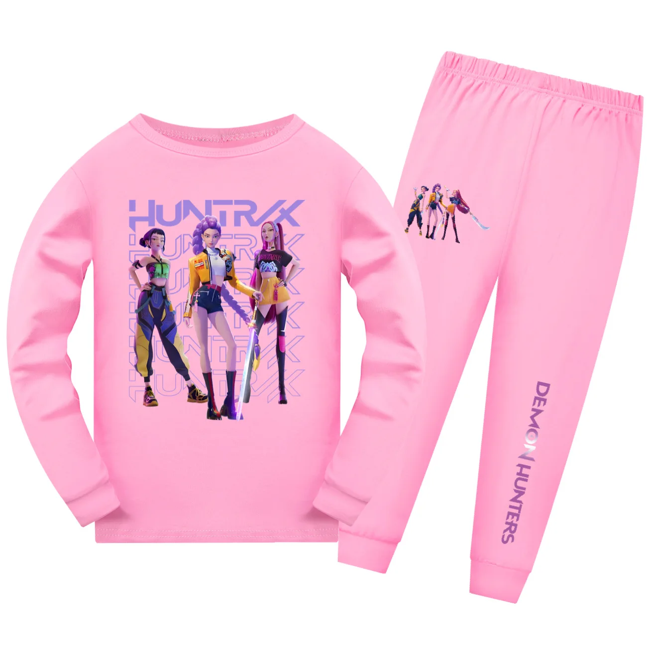 

Kpop Demon Hunters Cartoon Kids Clothes Mira Rumi Zoey Baby Girls Pajama Set Boys Long Sleeve Pyjamas Children Sleepwear Suit