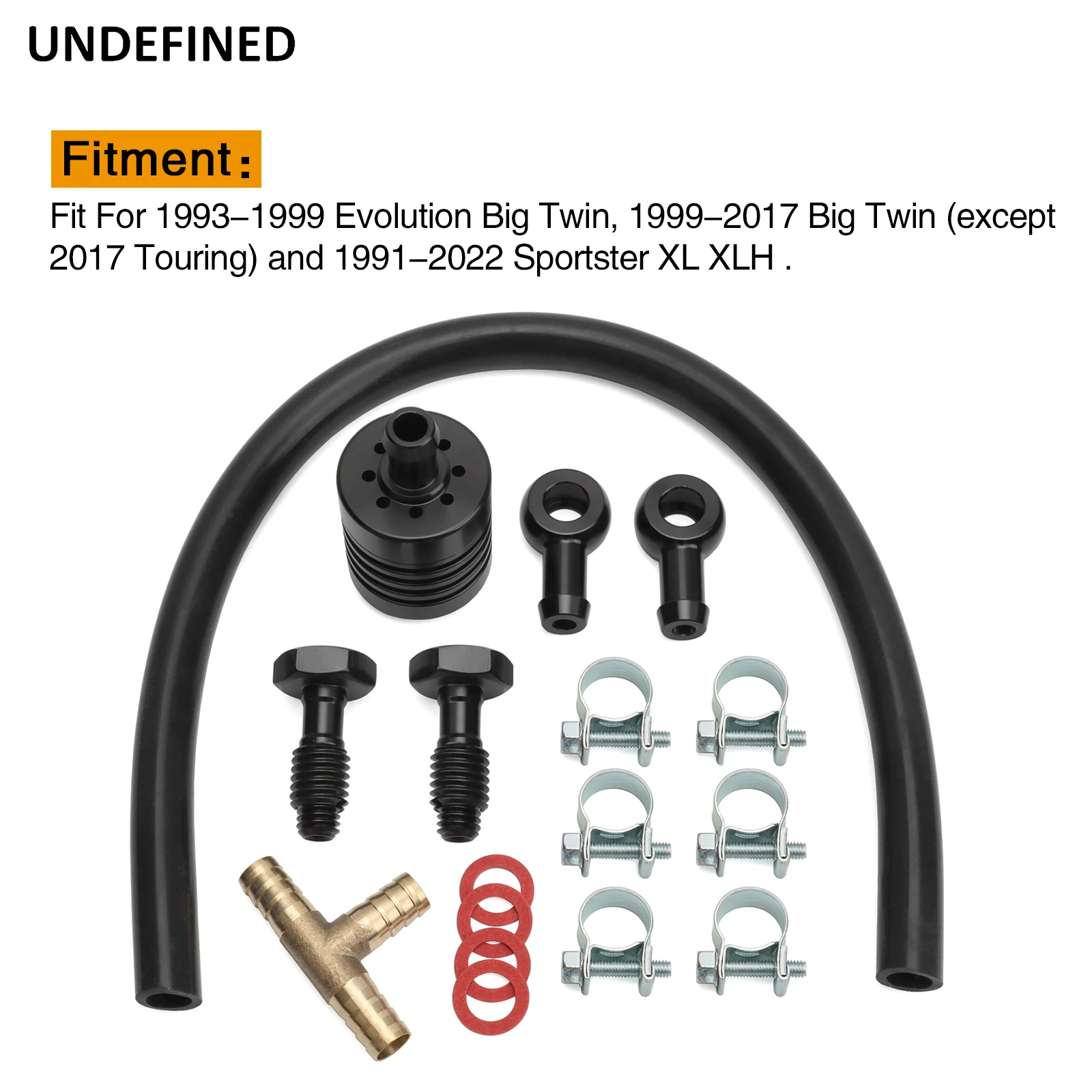Motorcycles Crankcase Breather Bracket Kit For 1993-1999 Evolution Big Twin Sportster Deluxe Tour Glide Softail Custom Heritage