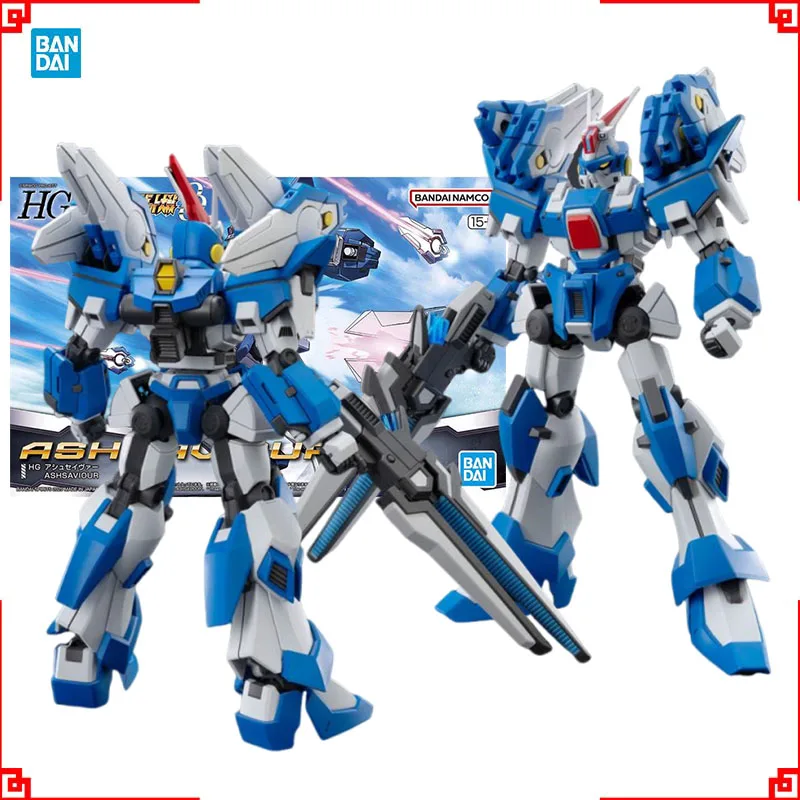

Bandai Super Robot Wars Model Kit HG Ashsaviour Фигурка Gunpla Строительный комплект Коллекционные фигурки аниме Игрушки для мальчиков Подарок