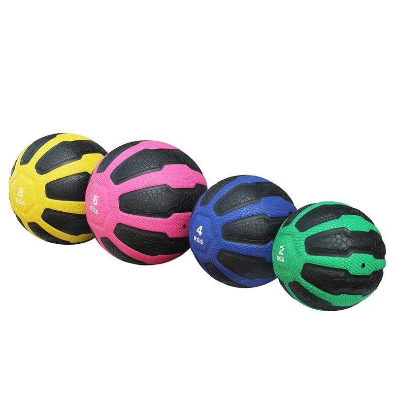 

Rubber Gym Equipment Heavy Duty Cross Fit Workout Exercise Fitness Weighted Slam Ball Medicine Ball