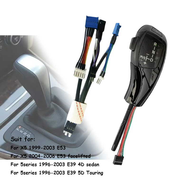 

E85 E39 Car LED Gear Shifter Knob Modification Accessory For BMW Auto Gear Knob Replacement Series5 X5 1999-2003 E53/2004 Z4 E86