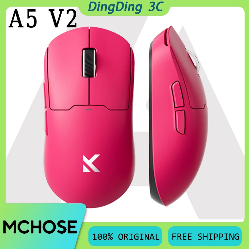 

In Stock MCHOSE A5 V2 Wireless Gaming Mouse Tri-Mode 8K Return Rate Long Battery Life Lightweight Ergonomics Office Mouse Custom