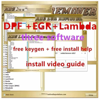 2023 hot sell Professional DPF EGR Remover 3.0 Lambda Remover Full 2017.5 Version Software + Unlock keygen + Install Video