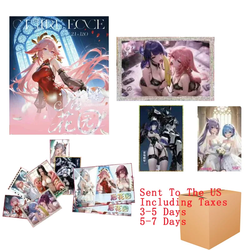 

2025 New Goddess Story Card Collection Booster Box Acrylic Ab Case A5 Acrylic Colored Paper Sexy Style Waifu Anime Doujin Toys