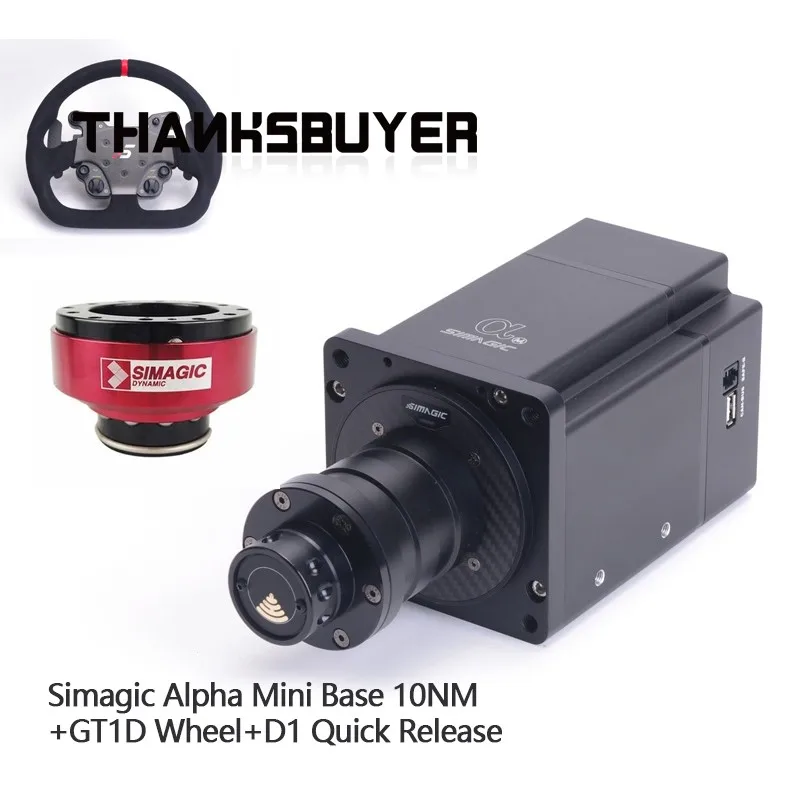 

Simagic Alpha Mini Base 10NM +GT1D Wheel for Direct Drive Steering Wheel Stepping Racing Game Simulator