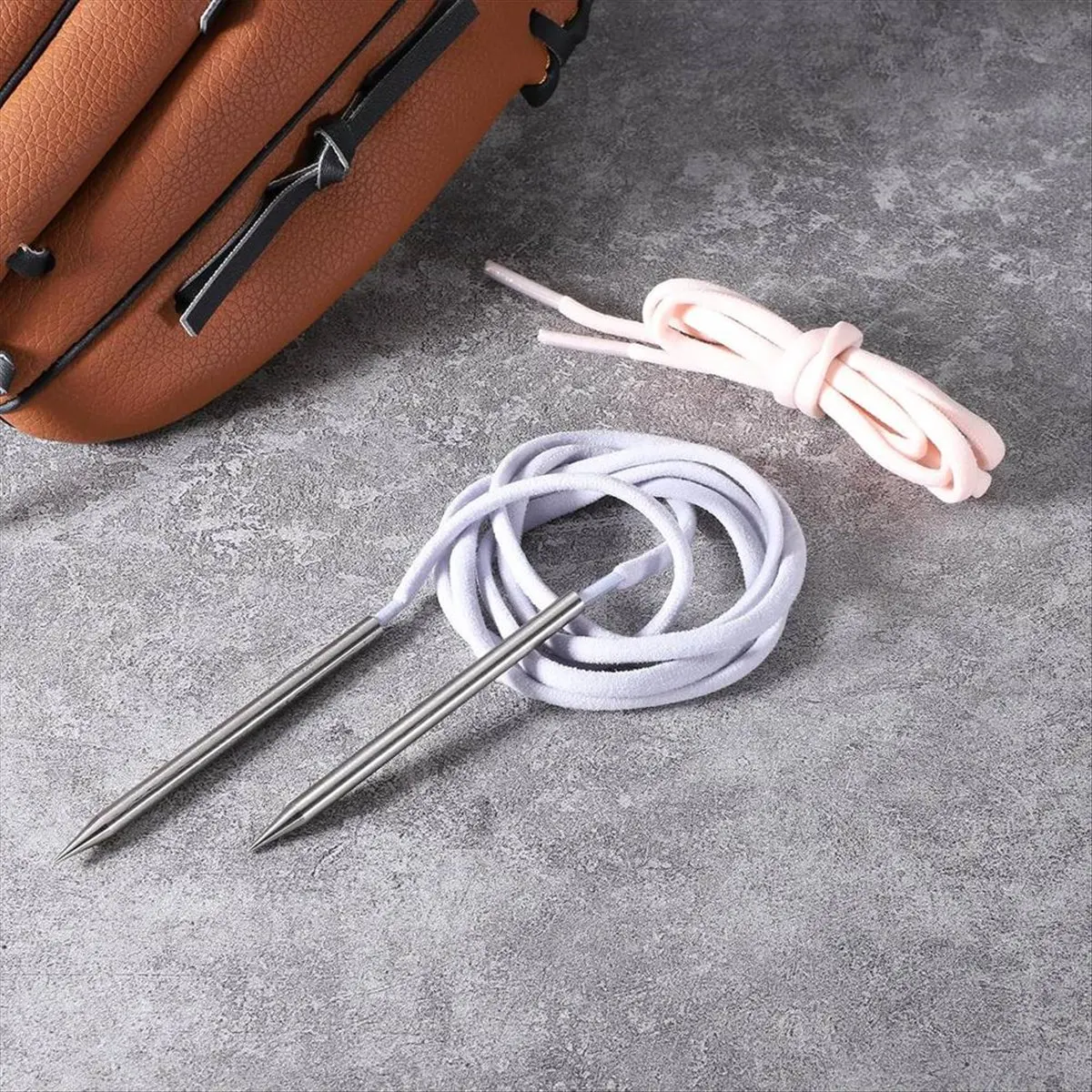 ABFW 4 قطعة Paracord جلد إبرة أدوات الإبر-الباراكورد-الإبر لسوار البيسبول قفاز جلدية جلد الملحقات