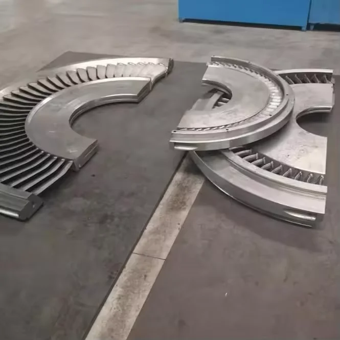 The casting process of new virtual plate and turbine separator spare parts for steam turbines and drilling mining machine parts