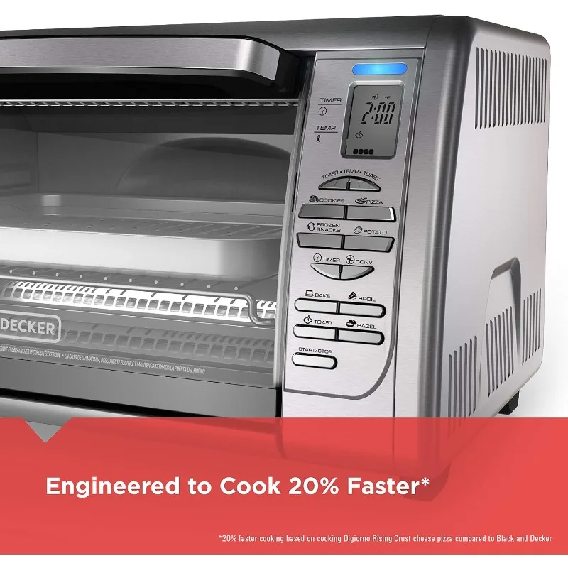 Countertop Convection Toaster Oven, Stainless Steel