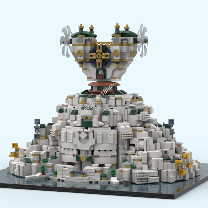 3164 Uds. MOC Scala ad Caelum arquitectura bloques de construcción montar juguete de Navidad regalo idea creativa educación ladrillo niños