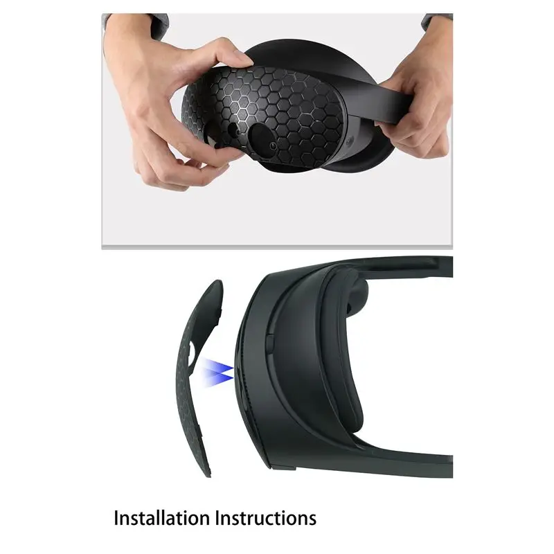 AA80 For Front Protective Pad Silicone Eye Cover Mask for Accesaries