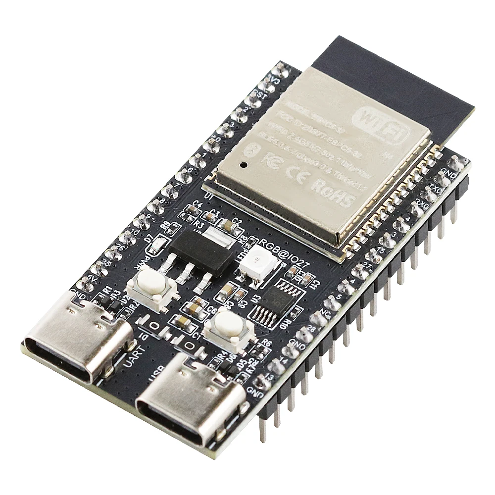 Płytka rozwojowa ESP32-C5-DevKitC-1, dwuzakresowy moduł WiFi 2.4G 5GHz z pinem N4, 4MB Flash, WiFi 6, CH340, 32PIN, ESP32C5 — zdjęcie produktu 7