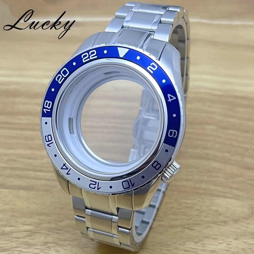 

44mm Case Mineral Glass Watch Case Fit NH34 NH35 NH36 Movement DIY 31.5-32 Dial Mechanical Watch Accessories Modified ﻿