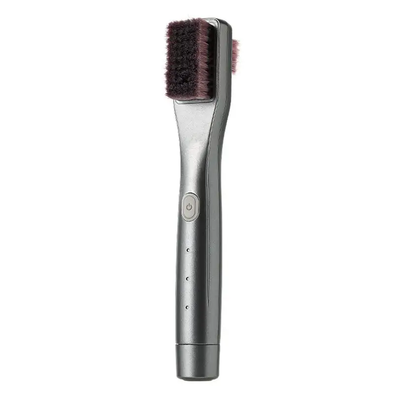 ABGG-Electric Shoe Brush Electric Shoe Cleaner Brush Portable Polishing Type-C Charging Travel Home Black Polishing Brush
