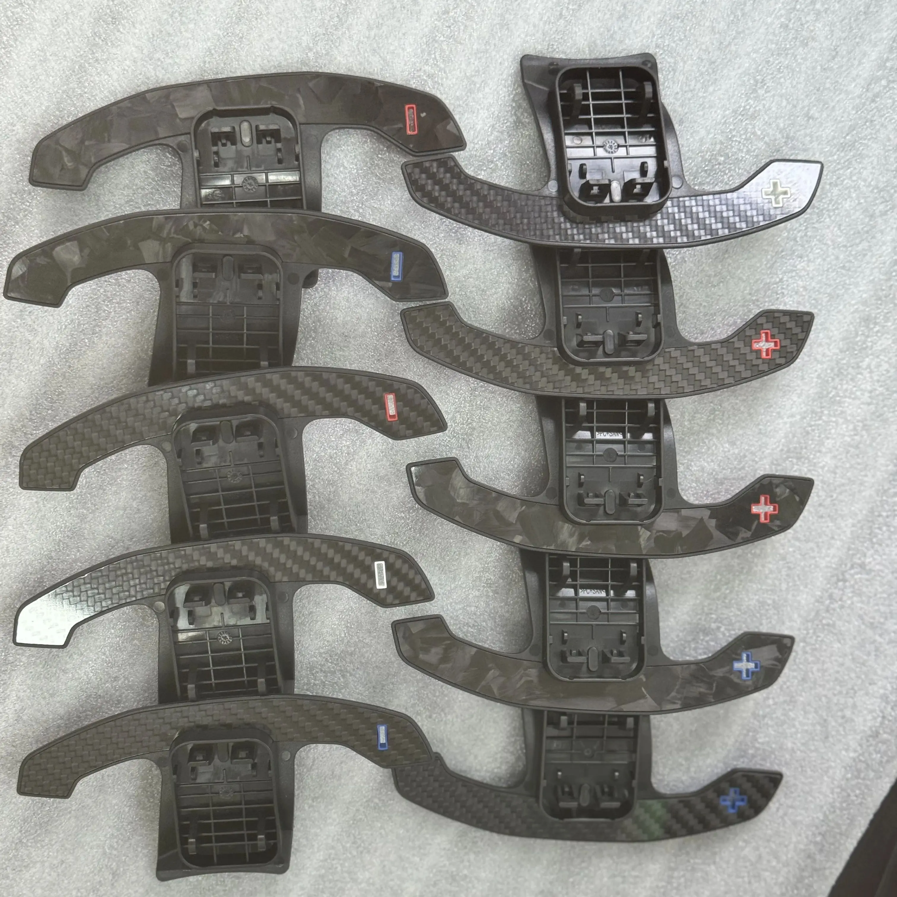 For BMW M3 M4 M5 X3M X4M G20 G80 G82 G83 F90 F97 F98 Z4 G29 Carbon Fiber Steering Wheel Paddle Shifter Extension Trim Cover