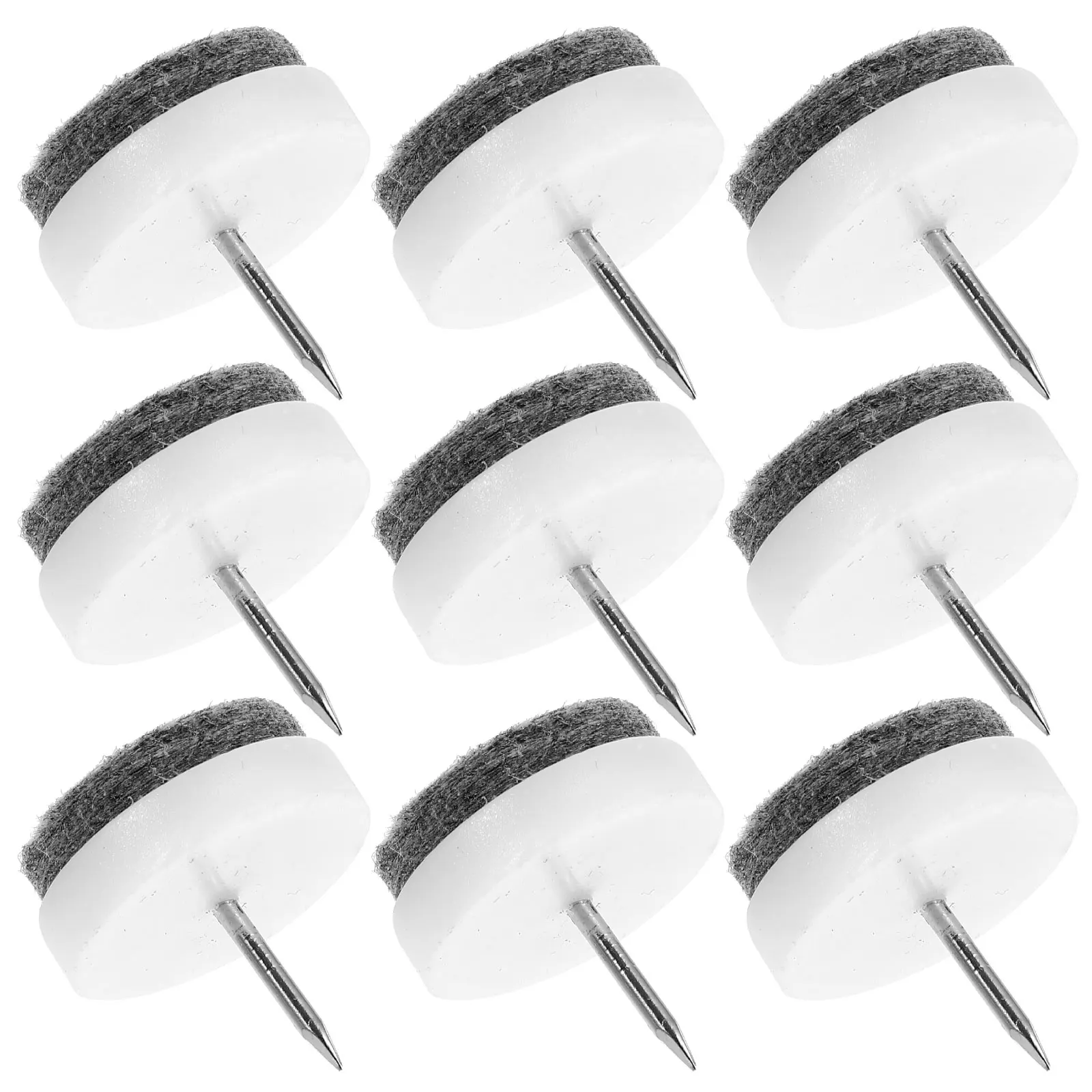 

10Pcs Furniture Leg Nail Pads Heavy Duty Non Slip Floor Protectors Chair Table Desk Cabinet Feet Pads Noise Reduction Anti