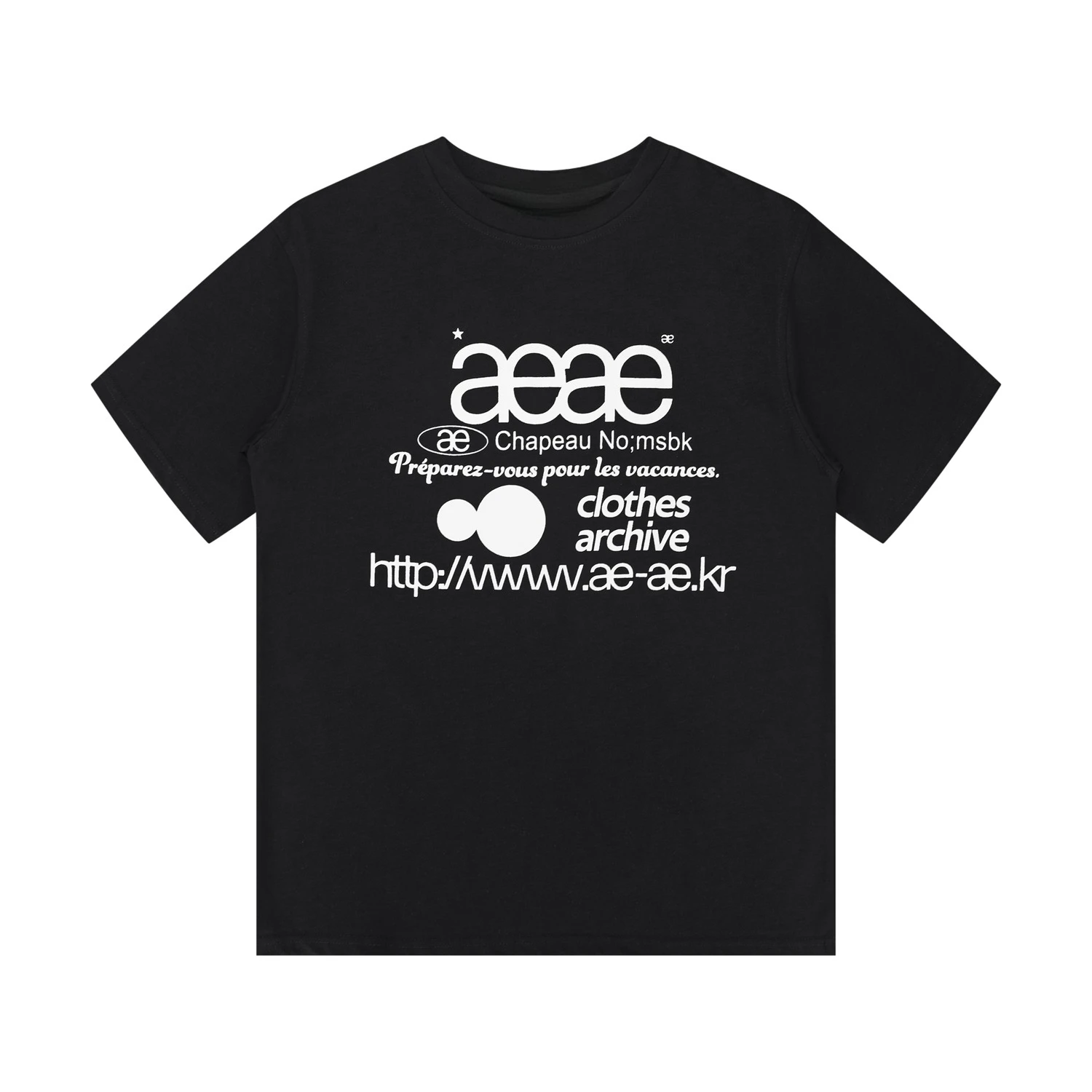 

Korean Aeae Short-sleeved 25 New Letter Printed Pure Cotton Loose T-shirt Couple Style