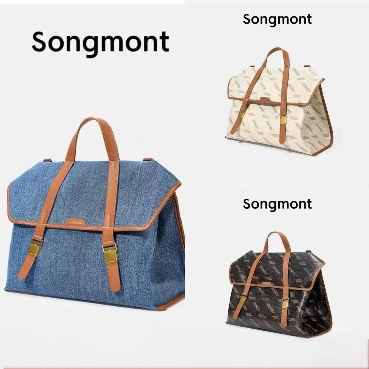 

Songmont Mountain Series High-end Luxury Briefcase Backpack, Men's and Women's Handbags