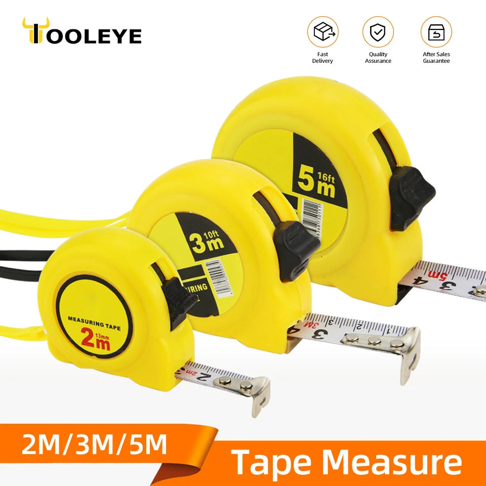 Cinta métrica de 2M, 3M y 5M, regla métrica de acero, herramienta de medición de distancia, regla de acero, longitud de cinta, herramientas de medición de Metal