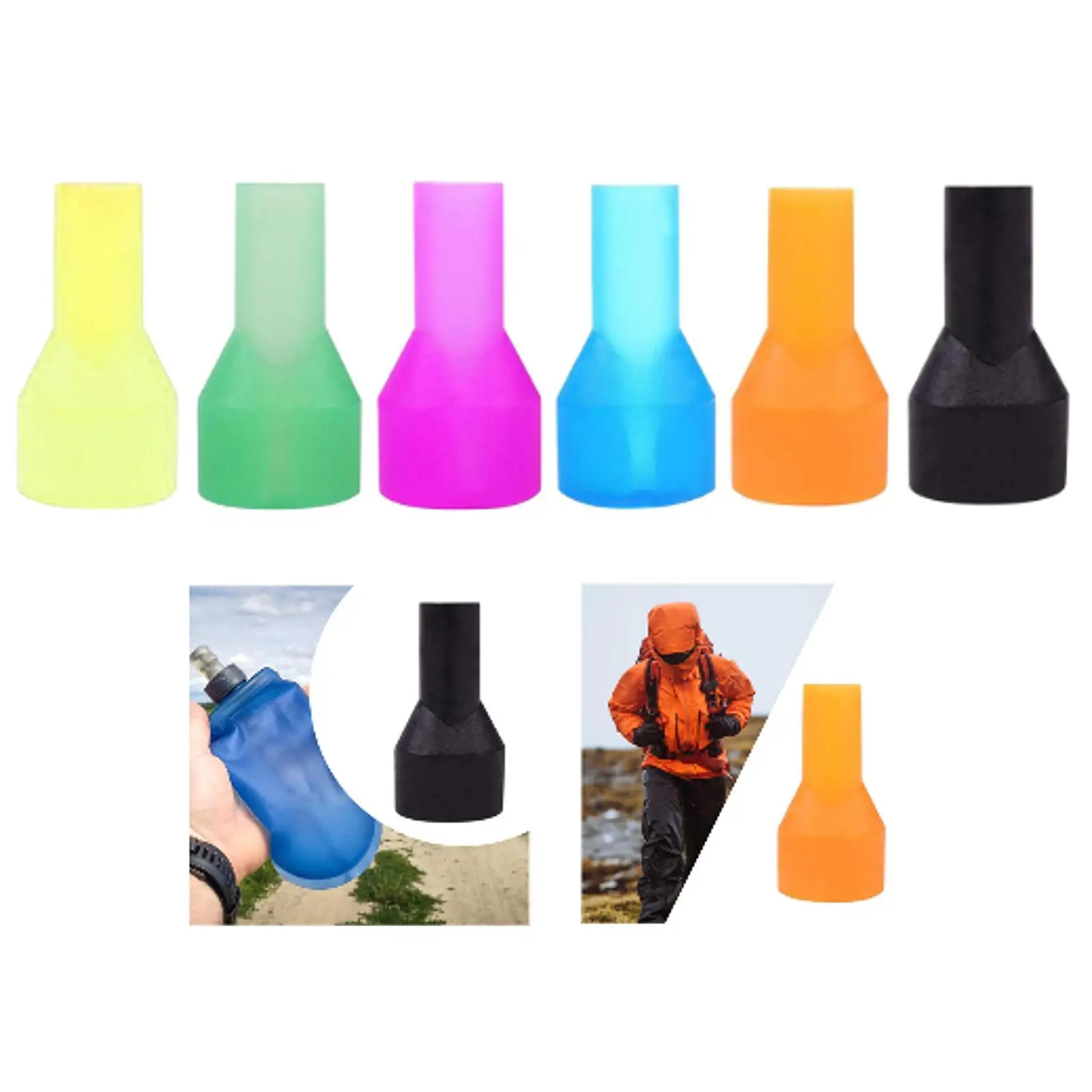 바이트 밸브 마우스피스, 누출 방지 휴대용 실리콘 워터백 튜브 노즐 교체