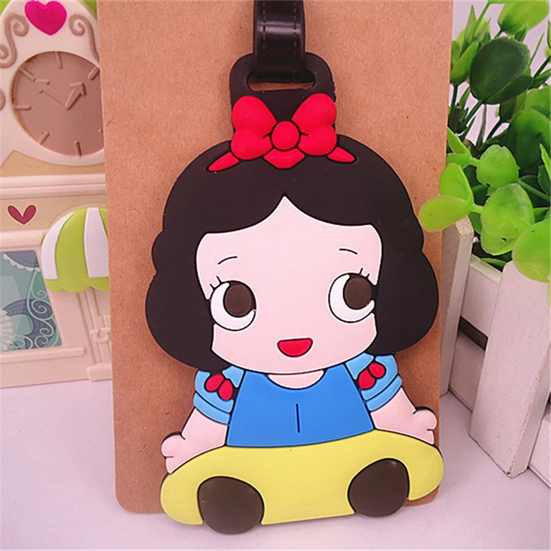 MINISO-Llavero de PVC de princesa Blancanieves, accesorios de llavero, colgante de mochila, regalos de Navidad, Cenicienta, Auraro, Ariel, Cosplay