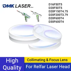 Relfar Laser Collimating Focusing Lens 1064nm Planoconvex Windows D16 D20 D30 F150 For Relfar Laser Welding Gun cleaning Head
