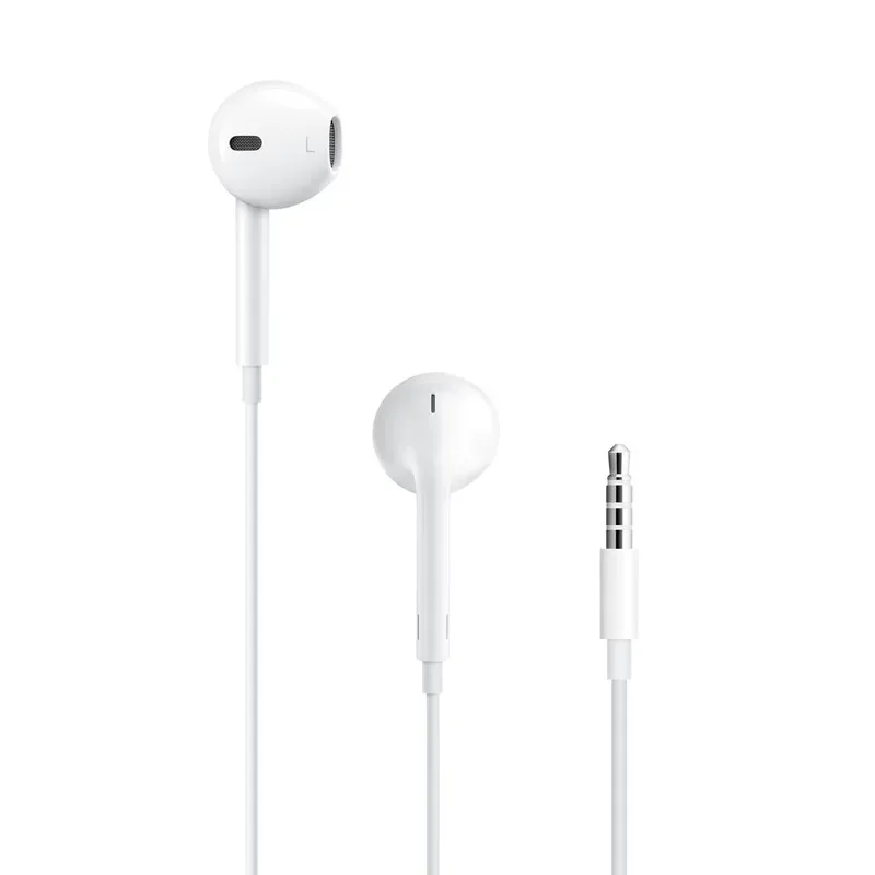 سماعات Apple EarPods الأصلية (USB-C)، وسماعات الأذن مع موصل Lightning، وسماعات Apple EarPods (قابس سماعة الرأس 3.5 مم) لهاتف Iphone 13-16Pro IPad