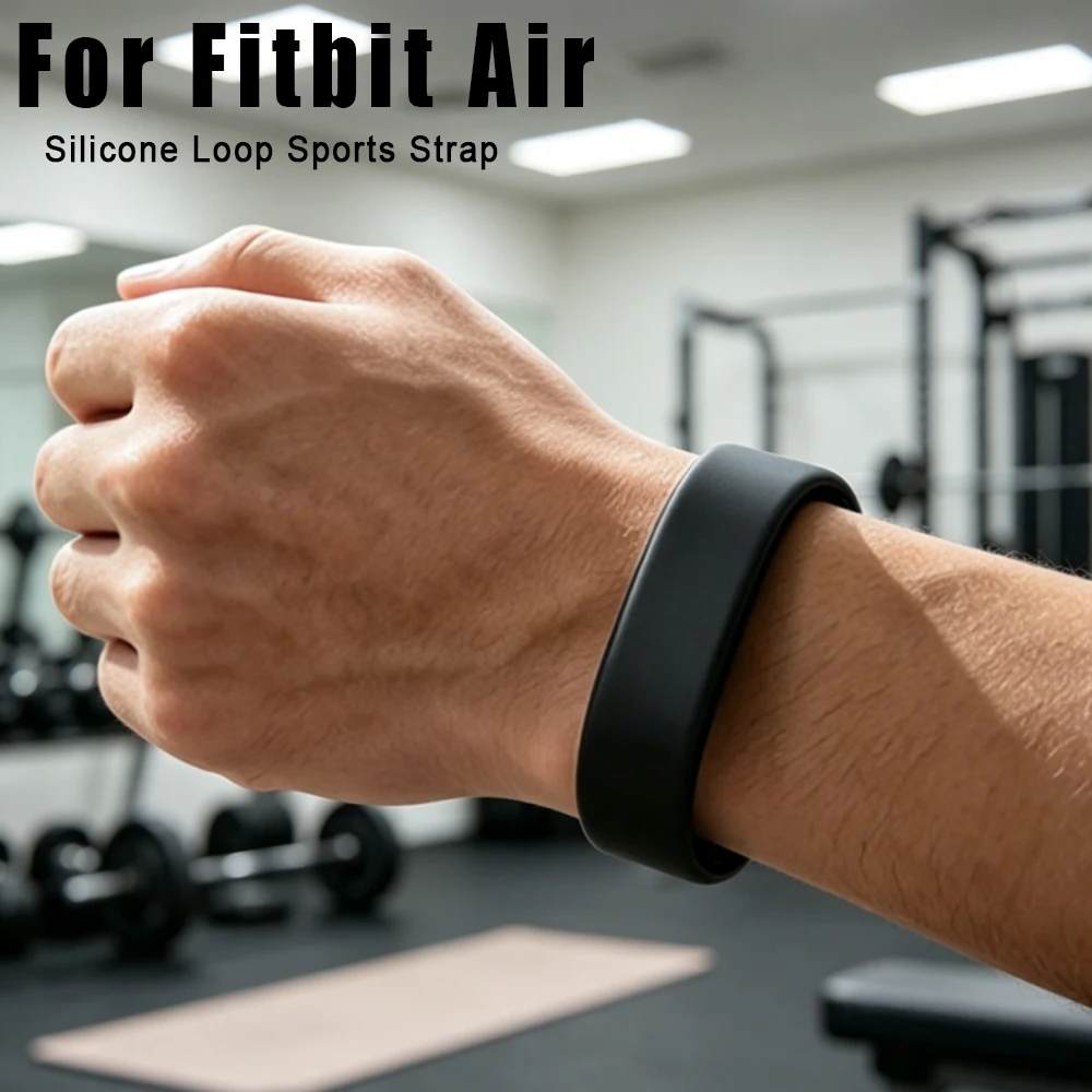 Silicone WatchStrap for Google Fitbit Air Band Sport Loop Replacement Soft Bracelet Correa for Fitbit Air Smartwatch Accessories