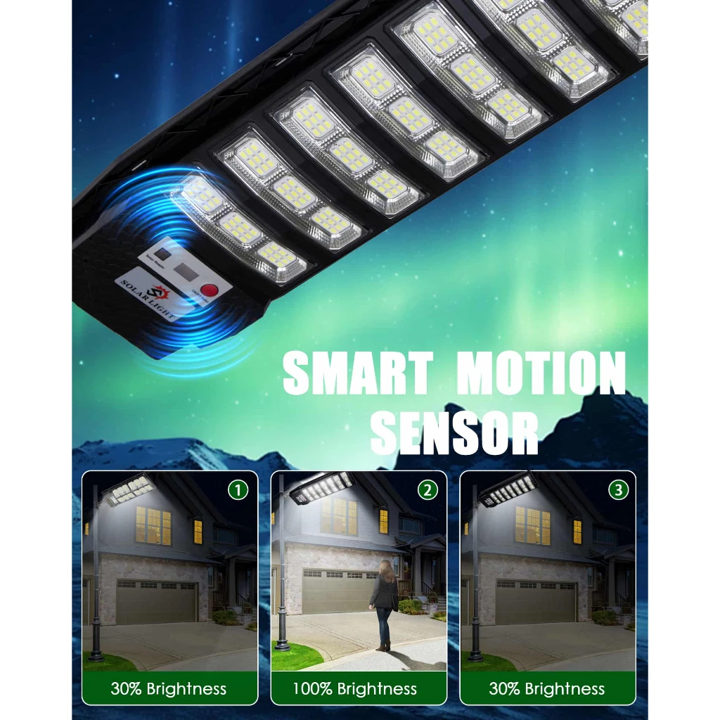Solar Light Outdoor Waterproof 5000W Solar Street Light Motion Sense solar wall light