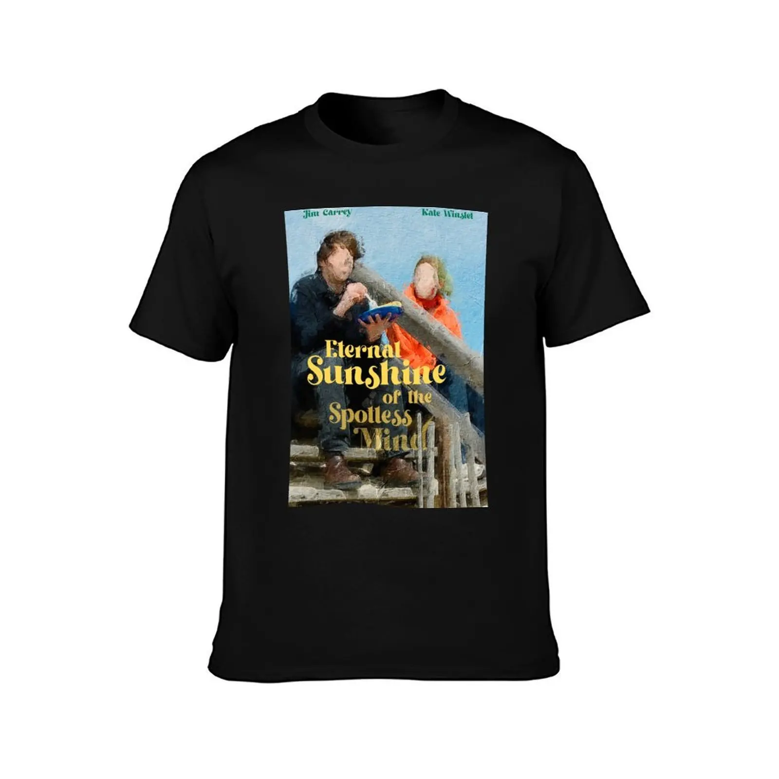 Eternal Sunshine of the Spotless Mind Movie Poster T-Shirt Summer Casual Cotton Tee Oversized Streetwear Tops 100% Cotton