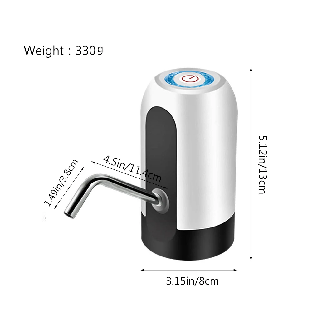 Usb Electric Drinking Portable Water Dispenser Universal USB Charging Water Bottle Pump  For Bottle and Water Jugs