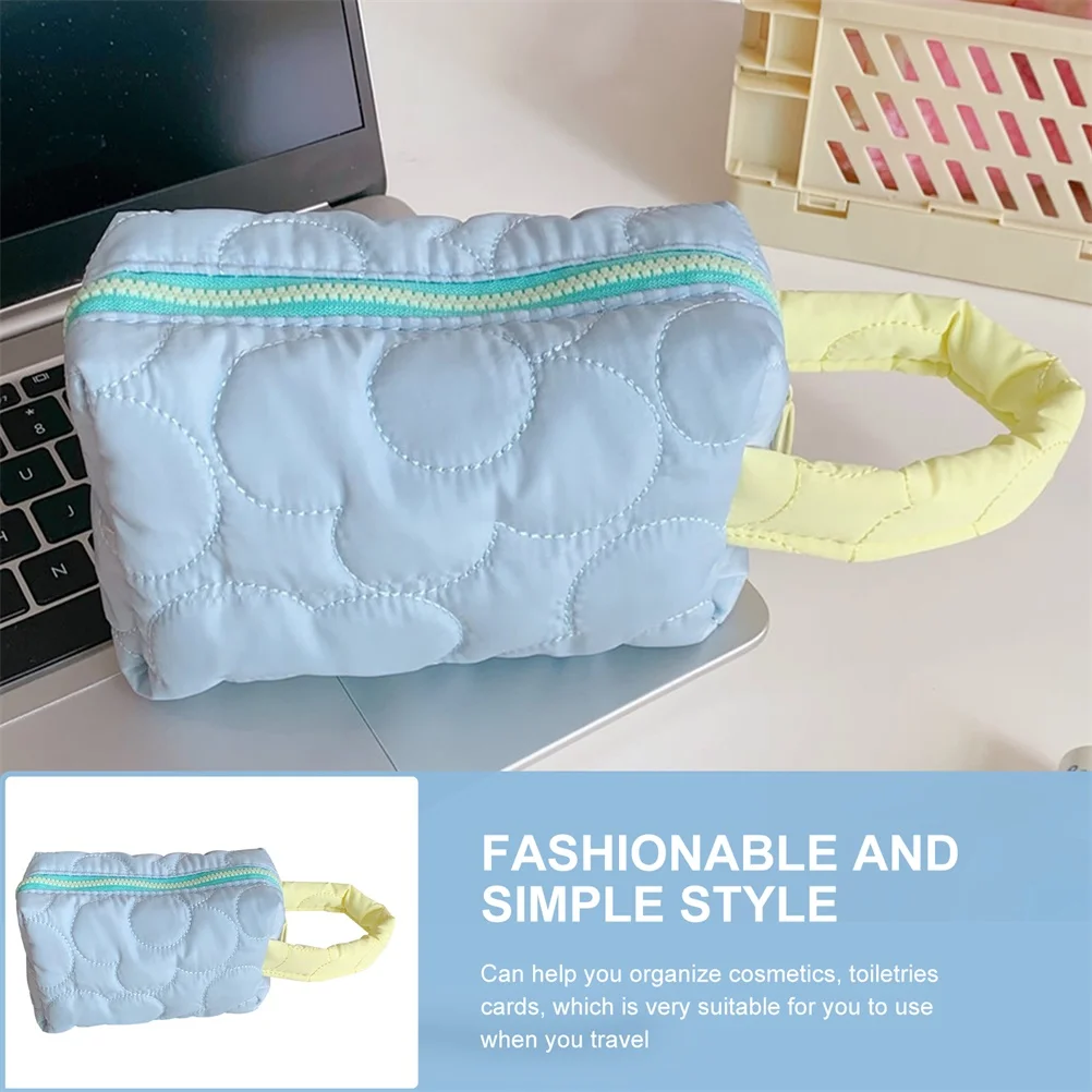 

Large Capacity Storage Bag Travel Pouch Cotton Toiletry Bags Organizer Multipurpose Lightweight Compact Design Makeup