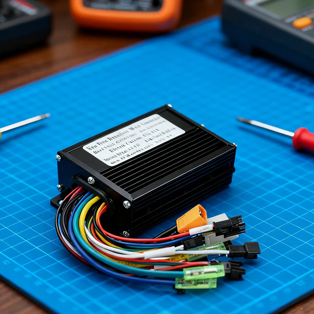 

350W-500W 36V 48V 20A Sine Wave Brushless Motor Controller for E-Bike Compatible with SM Connectors