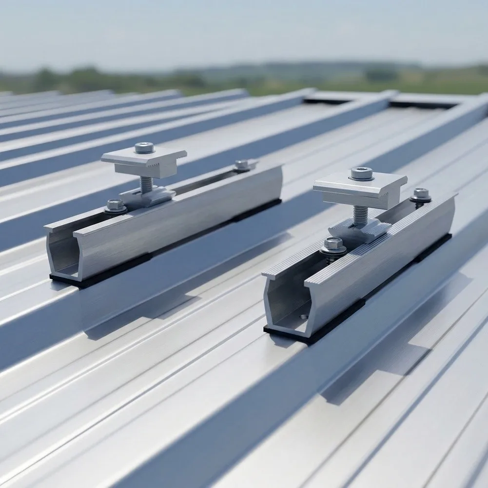 Solar System Brand New for durable High Quality Rails PV Photovoltaic Roof for Solar Panel for Solar Power Supplies Aluminum