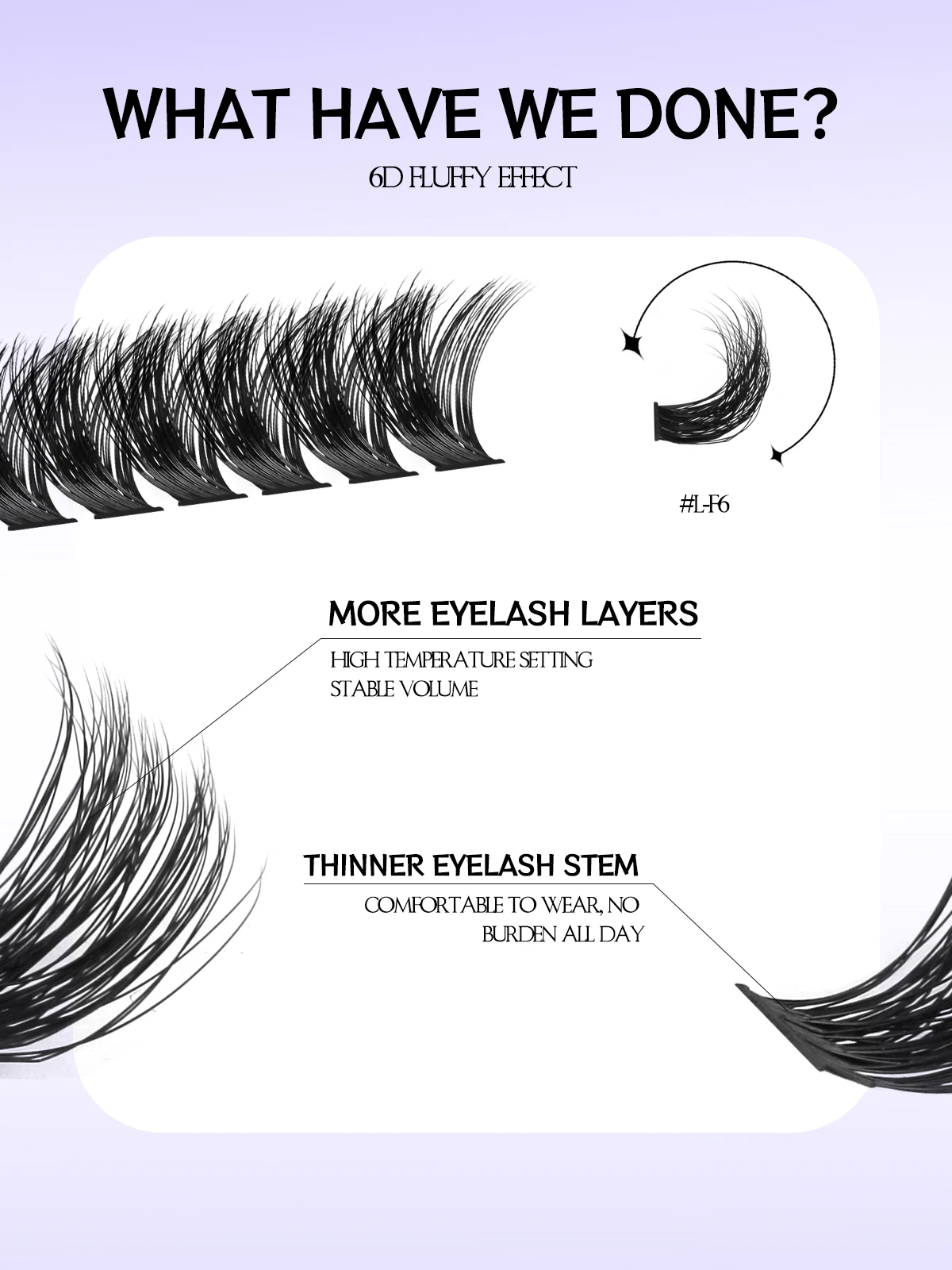 GROINNEYA 240 قطعة رموش عنقودية رقيق رموش فردية حجم سعة كبيرة فو المنك جلدة رمش تمديد ماكياج
