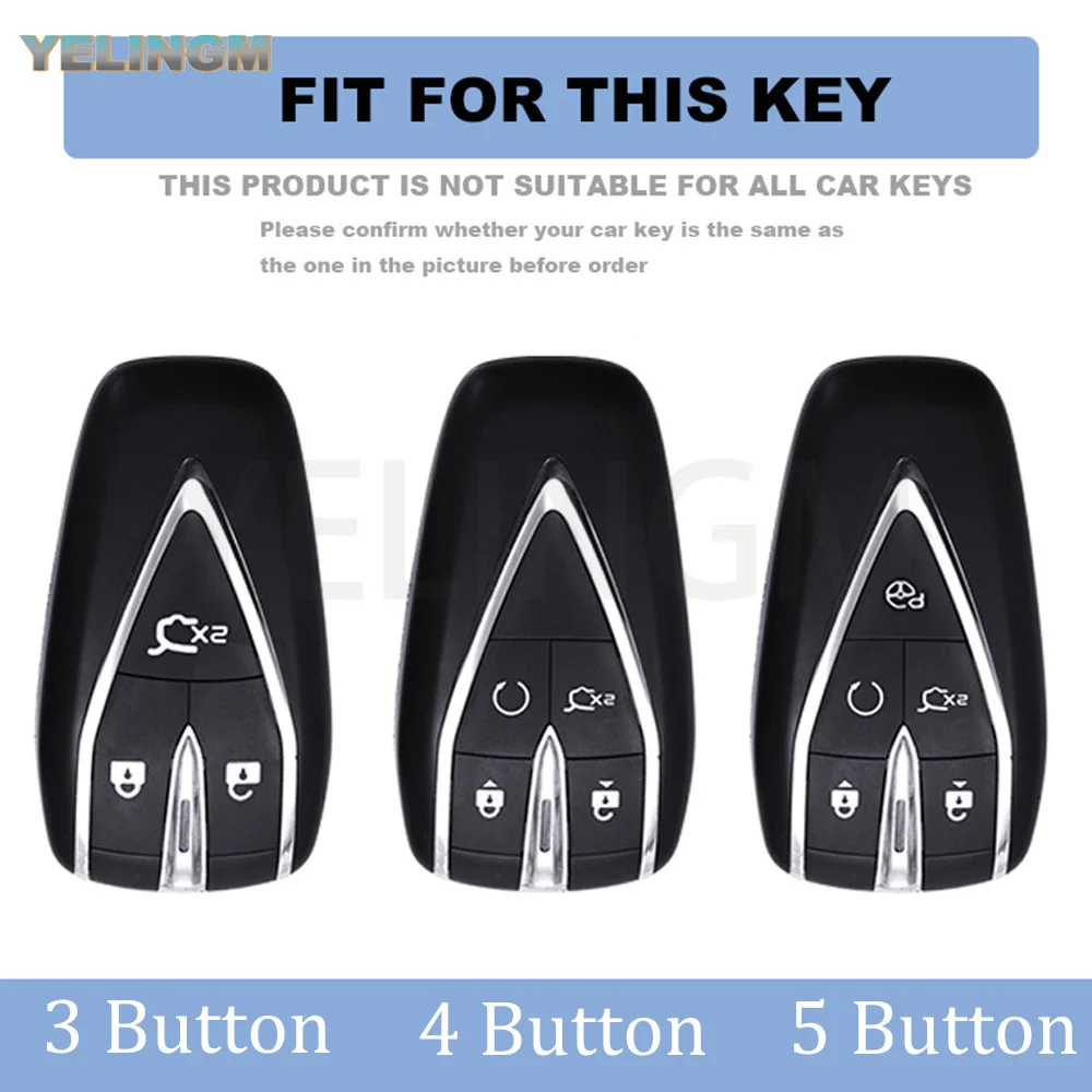 3 4 5 Button Car Remote Key Case Cover Protect Shell Bag For Changan CS35PLUS CS55PLUS CS75 PLUS Eado UNI-T UNI K 2019 - 2022