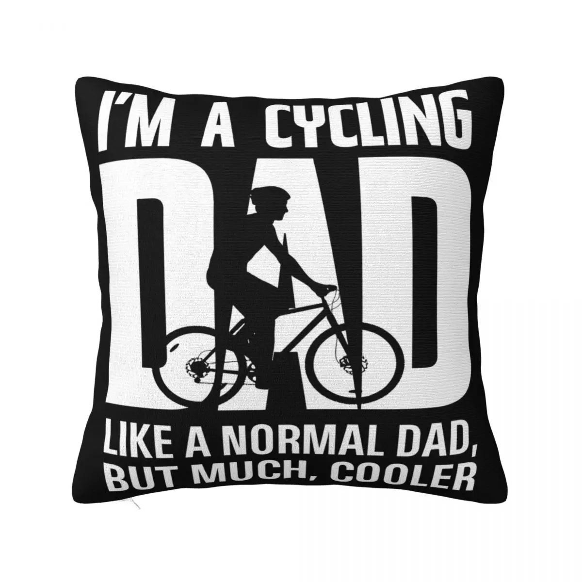 Cycling Mens Funny Im A Dad Like A Normal Dad But Much Cooler Bike Mtbb Man Pillow Case