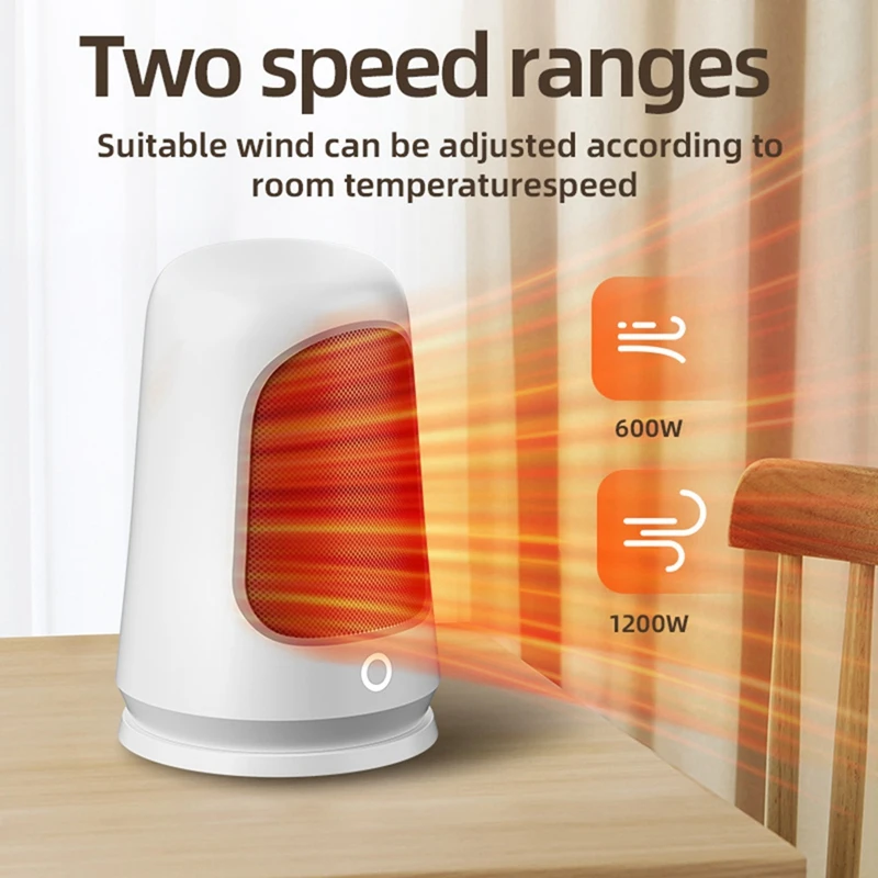 휴대용 빠른 난방 방 히터, 미니 데스크탑 히터, 가정 사무실 워머 기계, 내구성 쉬운 설치, 겨울