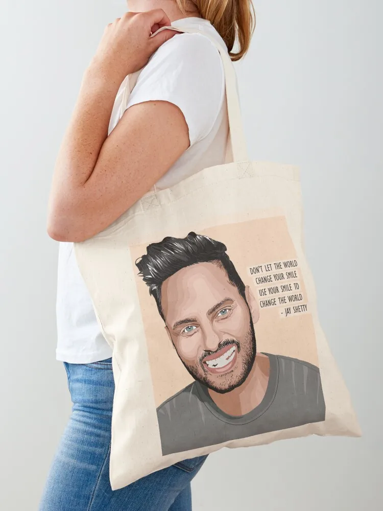

Jay Shetty t-shirts, Jay Shetty poster, Jay Shetty lovers Sticker Tote Bag handbag great bag Shopping bags bags luxury women