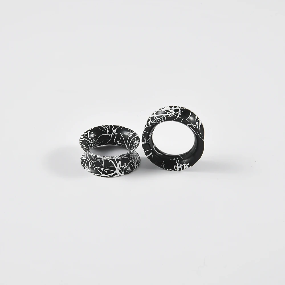 Silicone Flexible Double Flared Ear Tunnel Plugs