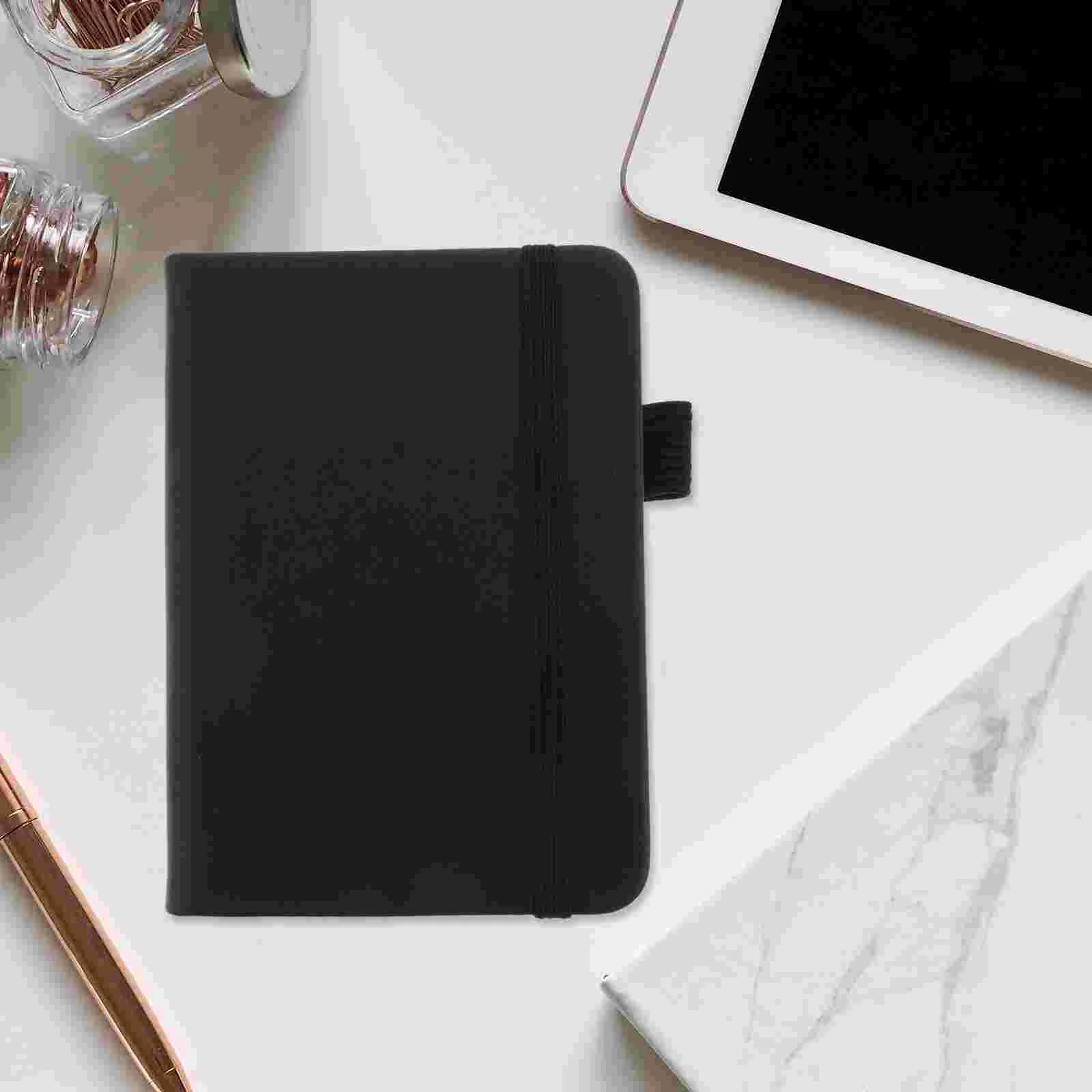 2 Pcs Journal Little Notebook Notebooks Small Mini Major Pocket Size Pu Bulk