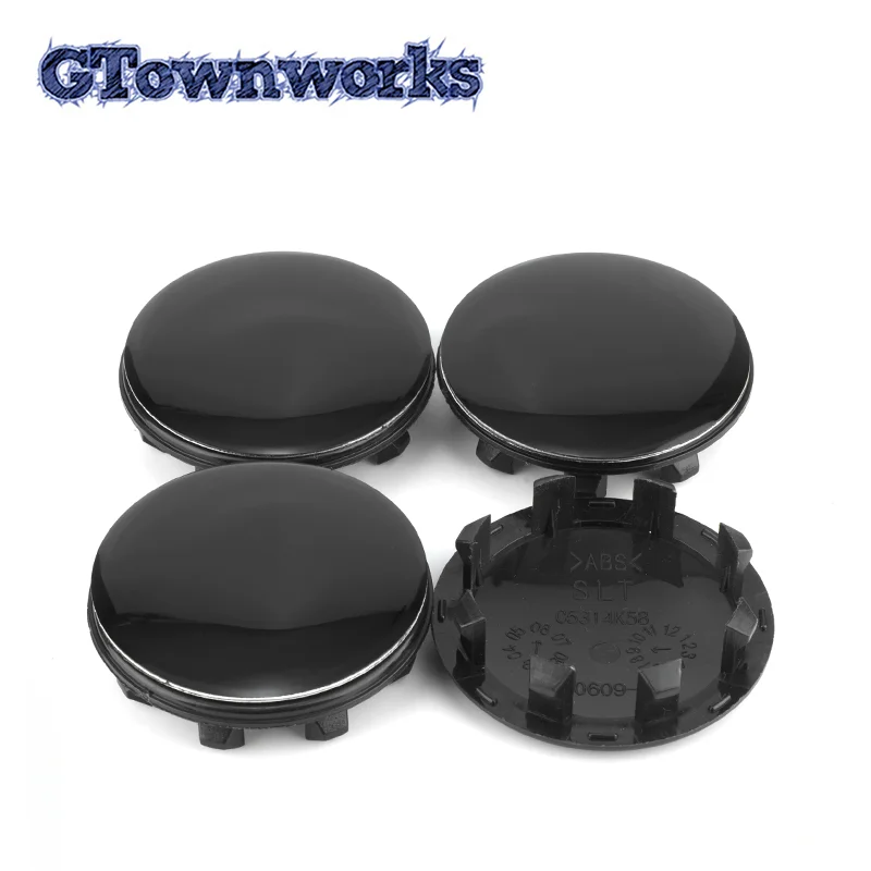 

GTownworks 2 шт./4 шт. 58 мм наружный диаметр 51 мм ID колеса центральный колпак для # 6005879 # 6005879-00-A Модификация крышки чашки ступицы обода Стайлинг автомобиля