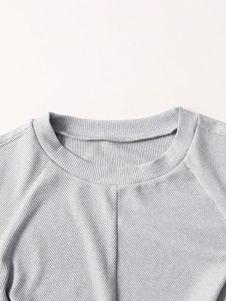 Women Round neck Chest Crossed Waist short sleeve Side split medium-length dress Homecoming Valentine's Day Elegant