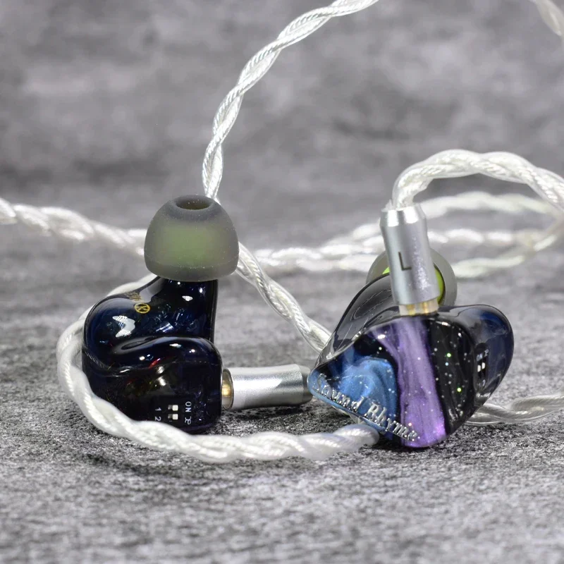 

Sound Rhyme DTE900 In-Ear Earphones 9 Driver 1DD+4BA+4EST HiFi IEMs 2 Pin Detachable Single Crystal Copper Silver Plating Cable