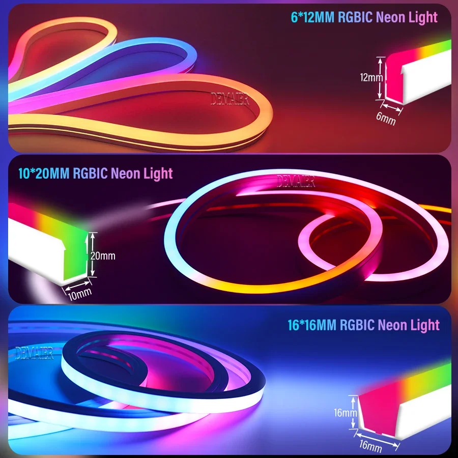 Imagem -04 - Usb Led Rgb Neon Strip Lights dc 5v Ws2812b Tuya Inteligente ic Flexível Dreamcolor Perseguindo Fita para Quarto Música Faça Você Mesmo Trabalhar com Alexa